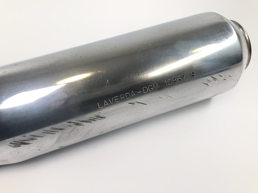 Laverda 1000 [1978] - Eksoslyddemper baklyddemper lyddemper krom venstre