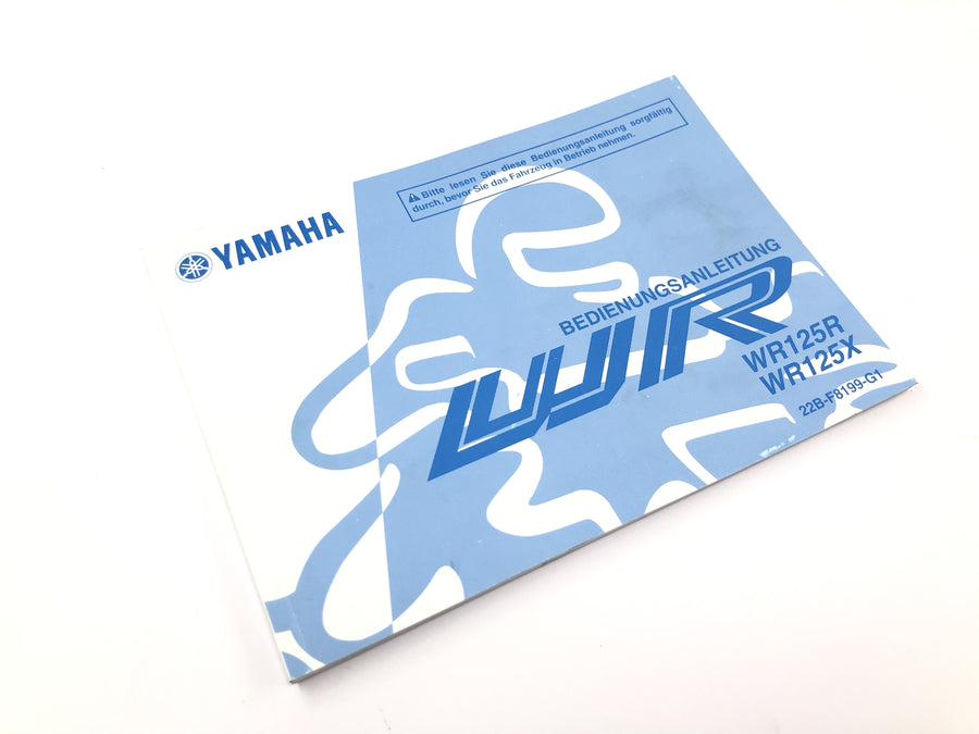 Yamaha WR 125 X DE07 [2010] - Brukermanual manual driver manual