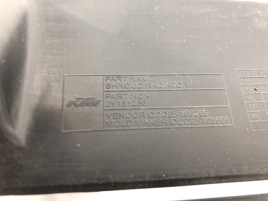KTM RC 125 [2016] - Radiatordeksel radiatorgitter radiatorpanel