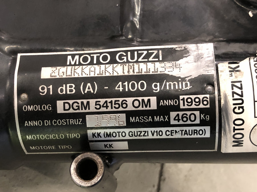 Moto Guzzi V10 Centauro [1998] - Ramme med hovedramme av papir