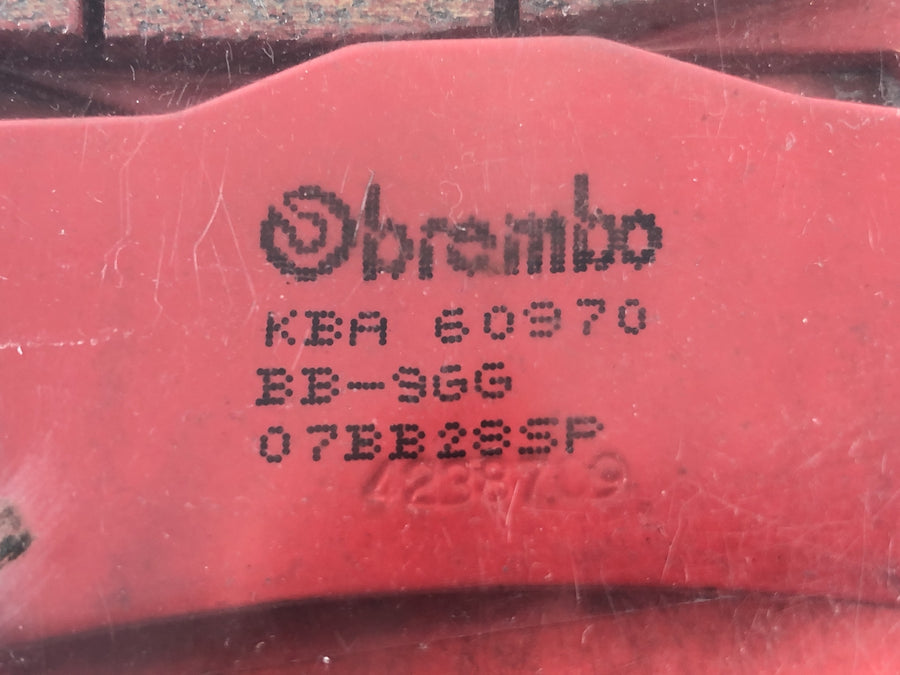 BMW K 1300 S K12S [2010] - Bremseklosser ved den bakre Sinter Metal Brake Block Brake Insert