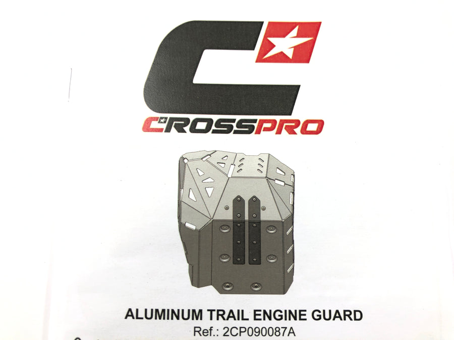 Aprilia Tuareg 660 - Cross Pro motorbeskyttelse underkjøringsbeskyttelse motorskinne aluminium