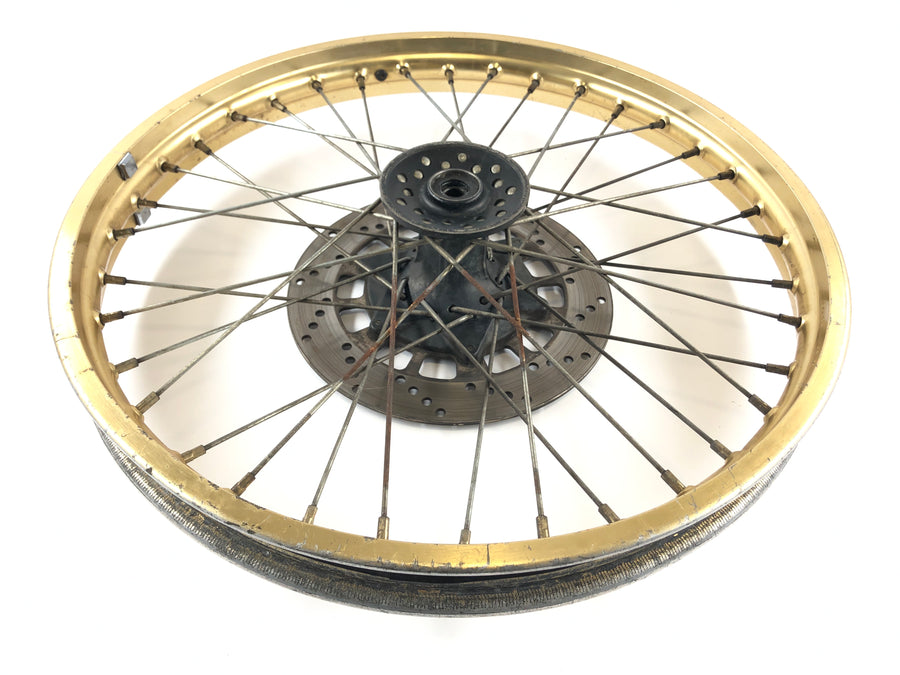 Yamaha XT 600 Zenter 34L [1985] - Rim forhjul gull med bremseskive 1.60 x 21 "