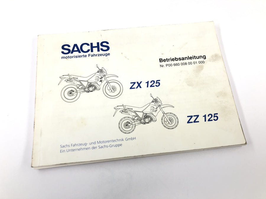Sachs ZX 125 [1998] - Bruksanvisning manual bruksanvisning