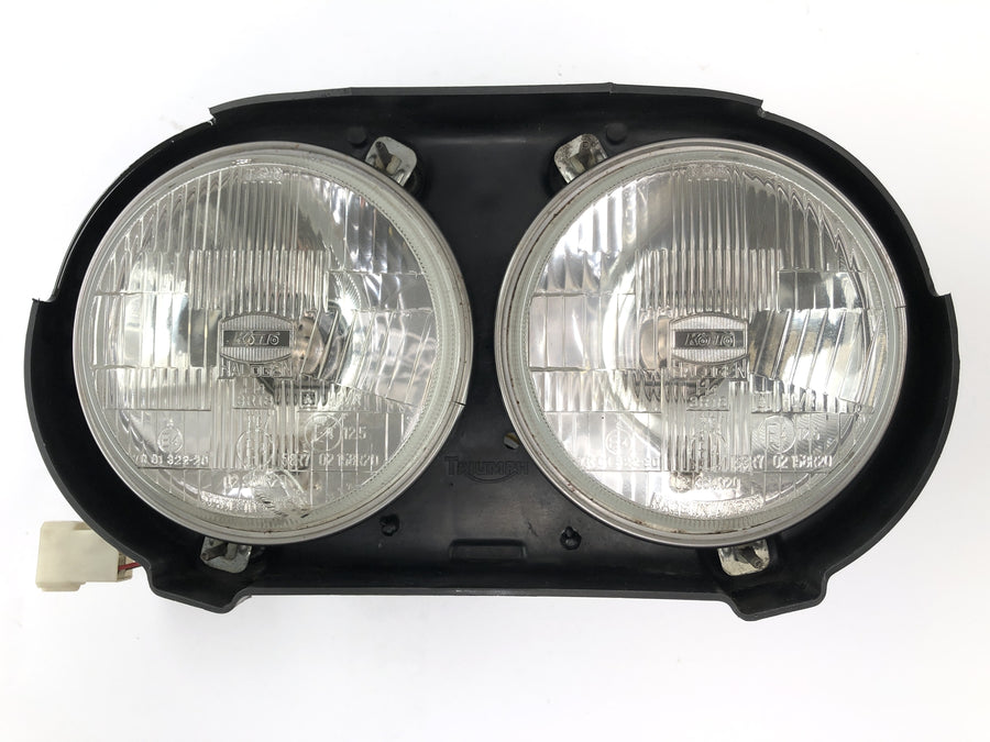 Triumph Daytona 900 T300 [1993] - Dobbeltlys Front Light Lamp Module litt skadet