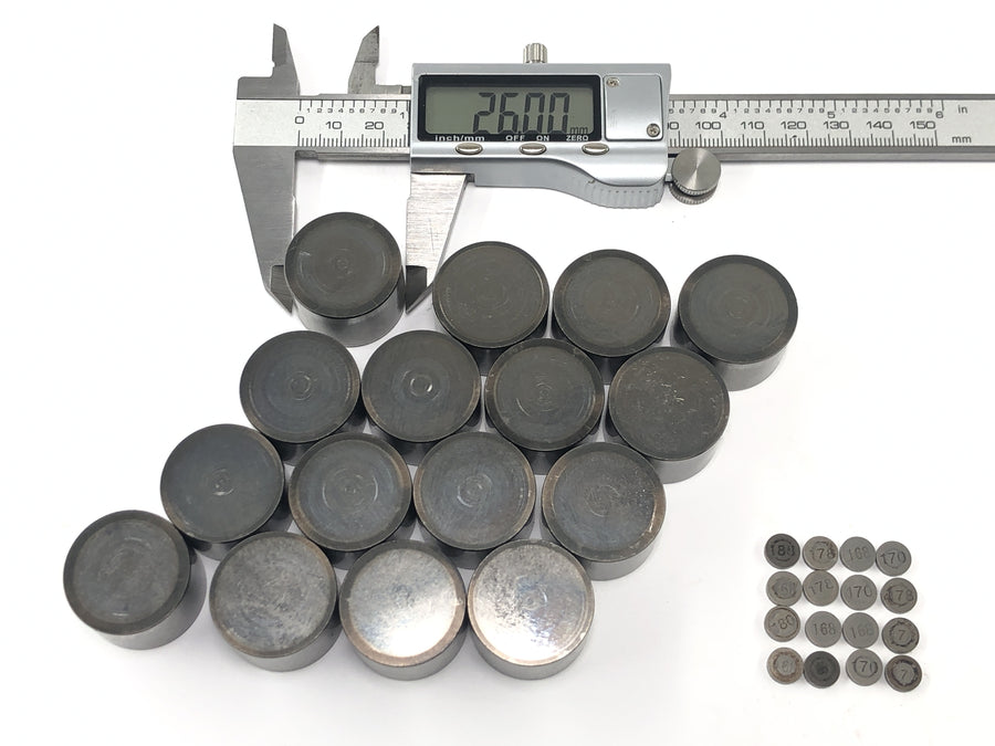 Suzuki GSF 1250 SA Bandit WVCH [2007] - ventiltapet ventilløfter shims ventil shim sett