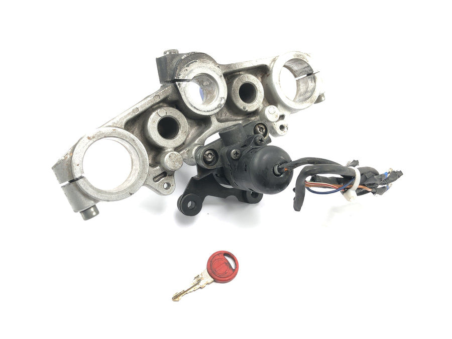 Sachs ZX 125 [1998] - Gaffelklemme topp gaffelklemme styreholder med tenningslås