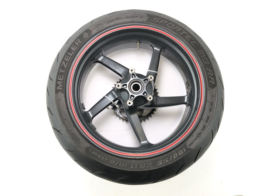 Aprilia SL 1000 Falco PA [2000] - Bakhjul Rad Rim 6,00 x 17 tommer dekk 180/55 ZR17 Metzeler
