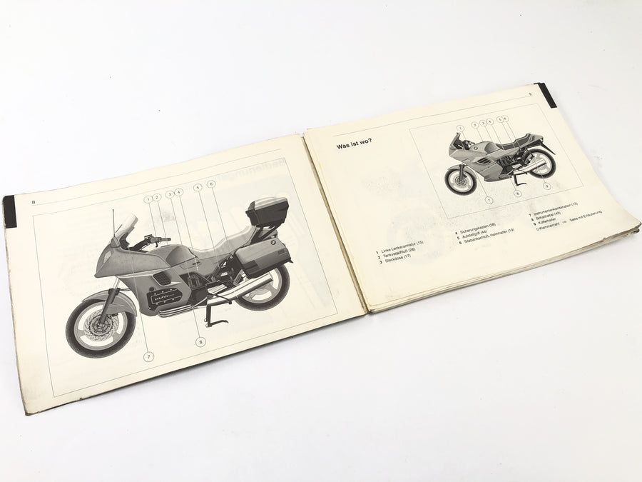 BMW K 1100 RS [1991] - Driftsinstruksjoner