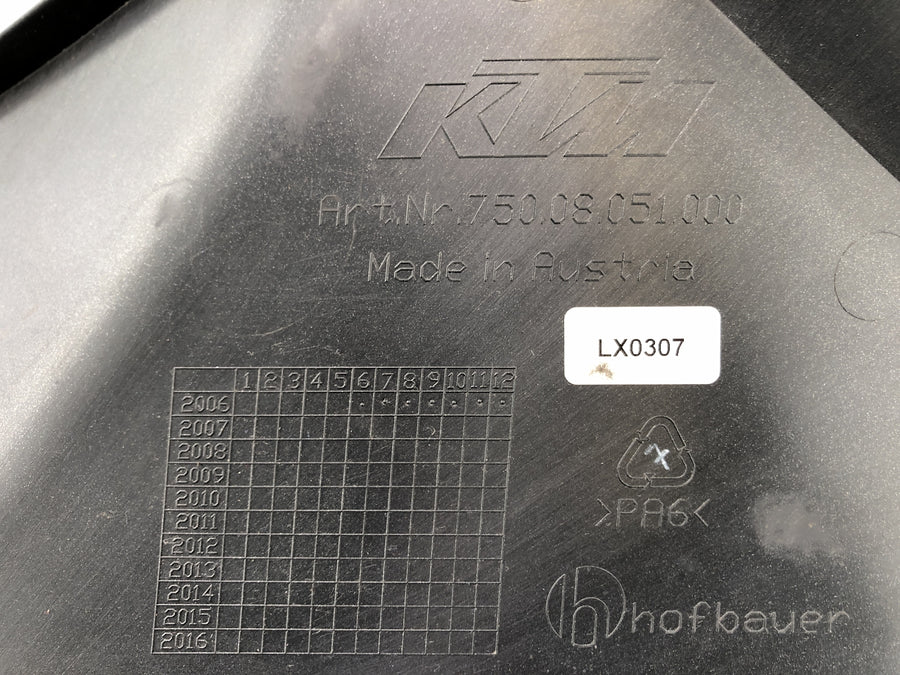 KTM 690 SM Prestige [2007] - Sidekledning Høyre kledning av forkledning Del deksel til høyre