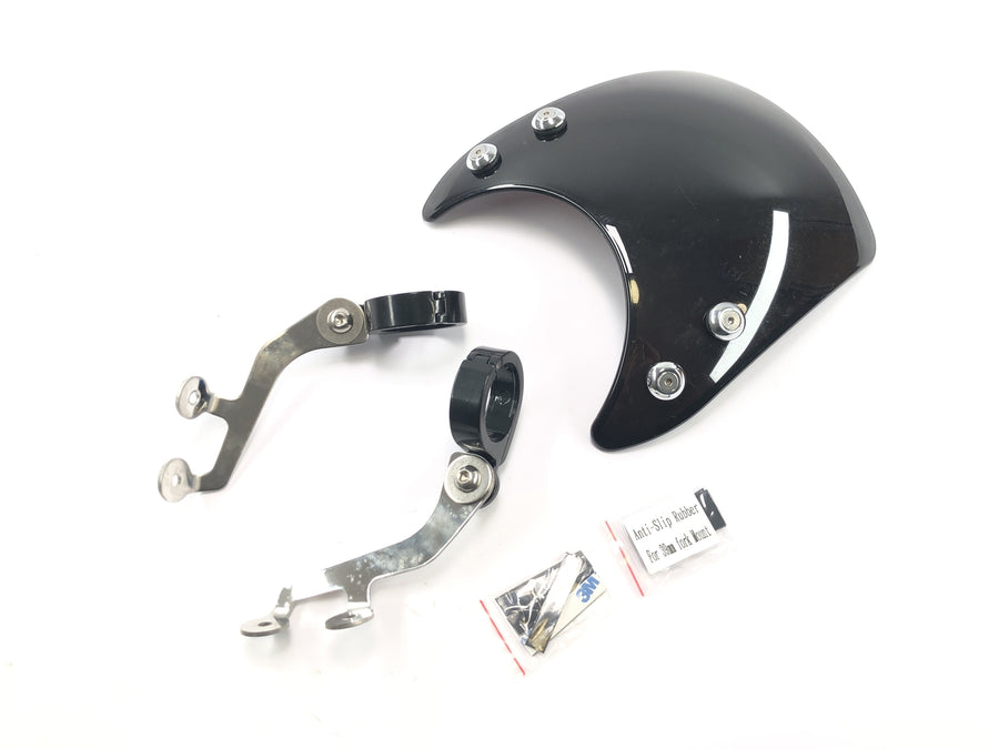 Yamaha XVS 650 4VR [1997] - Frontrute mini frontrutebeslag med brakett