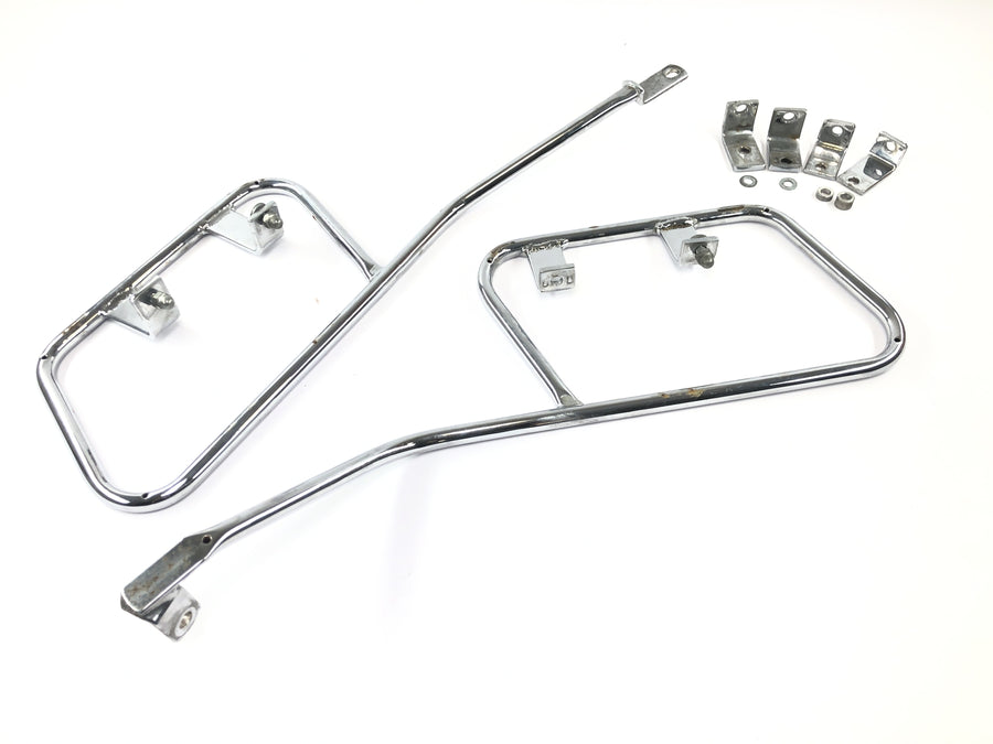Honda VTX 1800 SC46 [2004] - Sadelveskeholder bagasjebrett sidestativ krom