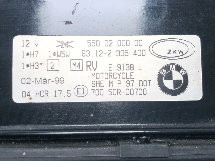 BMW K 1200 LT K2LT [1999] - Frontlykt motorsykkellampe motorsykkellys