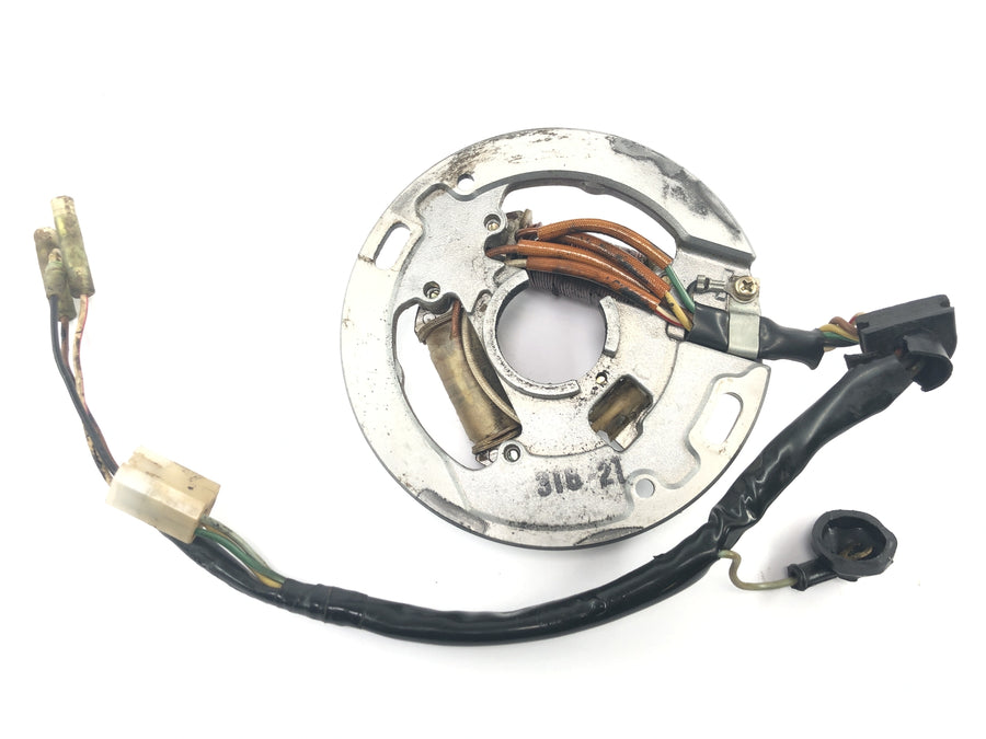 Yamaha DT 175 2K4 [1982] - Generator stator tenning grunnplate tenningssystem