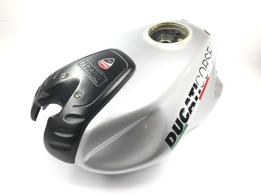 Ducati ST3 S3 [2004] - Tank drivstofftank sølv bensin tank tank container
