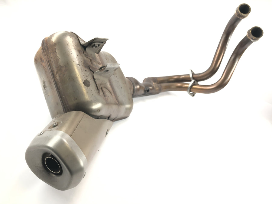 Yamaha MT07 RM04 [2014] - Eksosanlegg manifold lyddemper original lyddemper