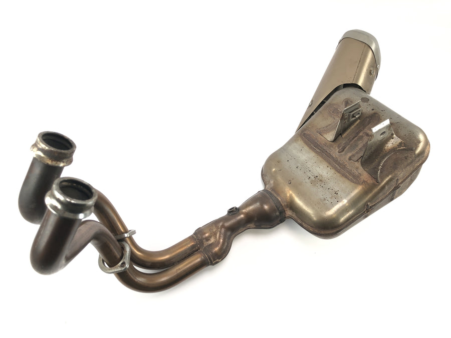 Yamaha MT07 RM04 [2014] - Eksosanlegg manifold lyddemper original lyddemper