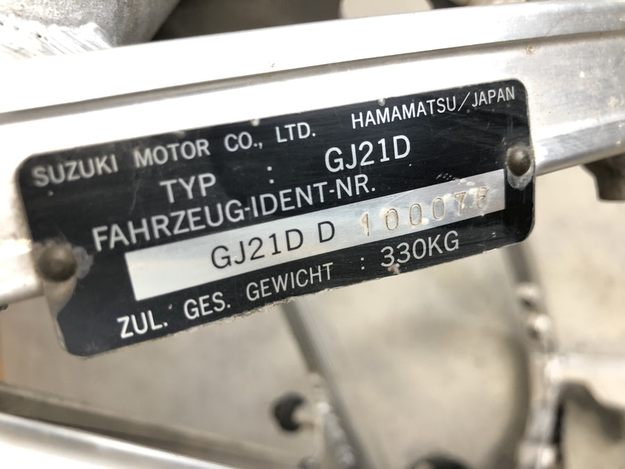 Suzuki RG 250 Gamma GJ21D [1987] - Ramme hovedramme uten papirer