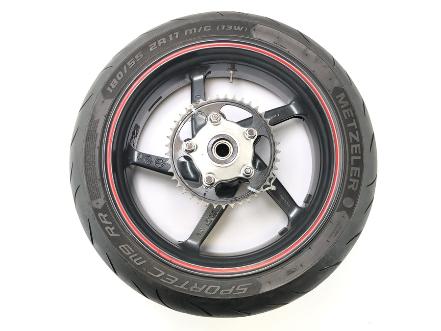 Aprilia SL 1000 Falco PA [2000] - Bakhjul Rad Rim 6,00 x 17 tommer dekk 180/55 ZR17 Metzeler