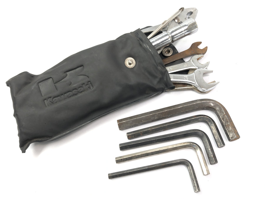 Kawasaki ZX -10 ZXT00B [1990] - Bord Tool Bag rev på sømmen