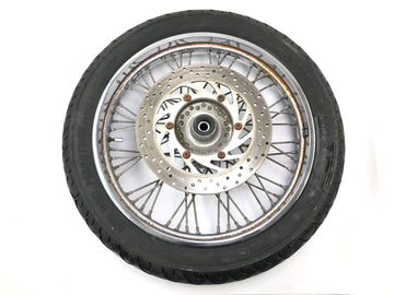 Yamaha XVS 650 Drag Star VM03 [2001] - Forhjulskanten Spoke Wheel med bremseskive 19 tommer - 0