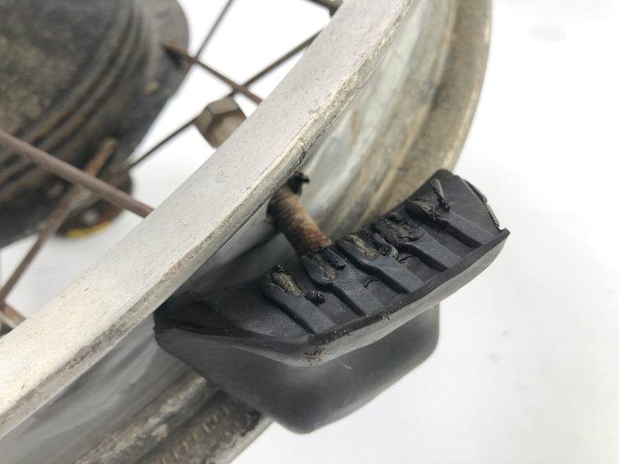 Yamaha XT 500 1U6 [1981] - Bakhjulskant med bremsetrommel
