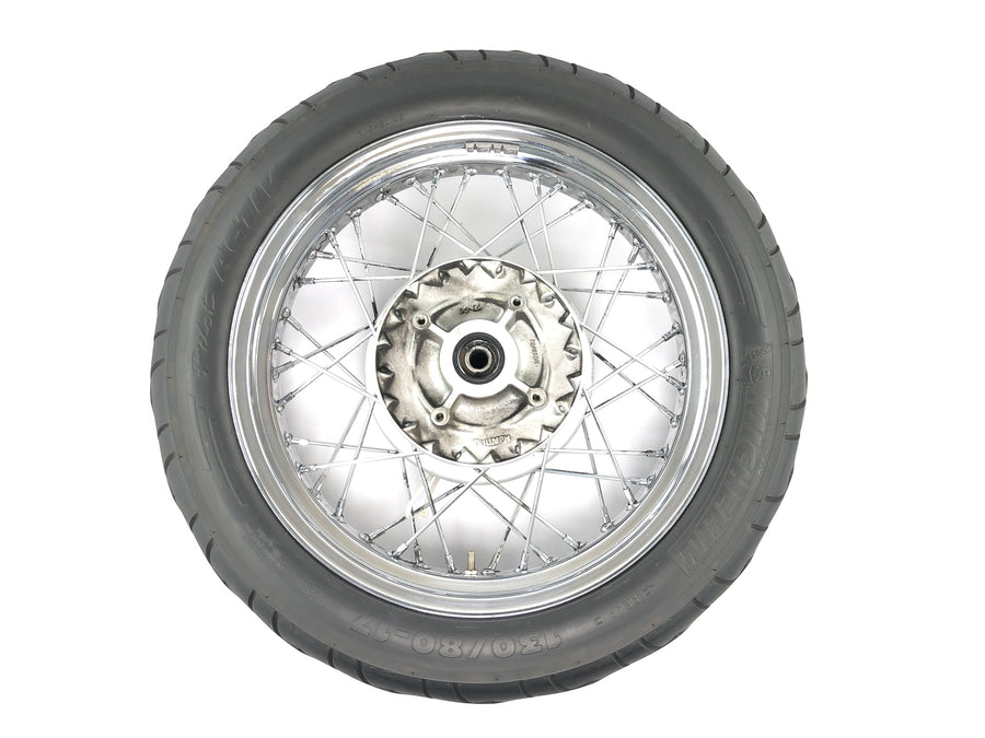 Triumph Bonneville T100 986MF [2012] - Felghjul på bakhjul 3,50 x 17" eikerhjul