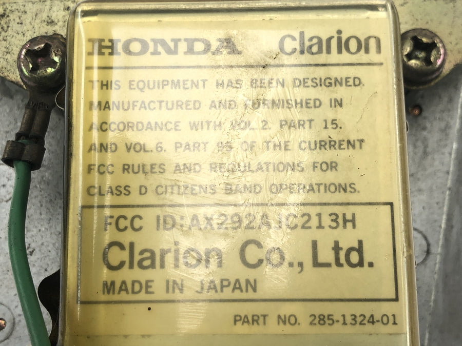 Honda GL 1500 Goldwing SC22 [1993] - CB radio transceiver kontrollpanel