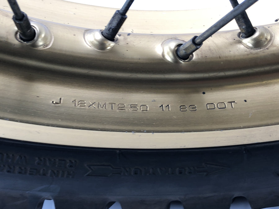 Yamaha XT 600 Z Ténéré 1VJ [1986] - Bakhjulhjul Rim Sparing Wheel Drum Brake