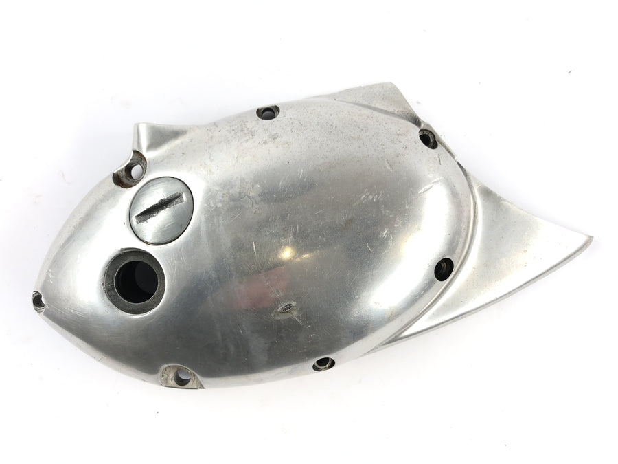 Triumph Bonneville T140V [1976] - Giret dekkmotorlokk til høyre
