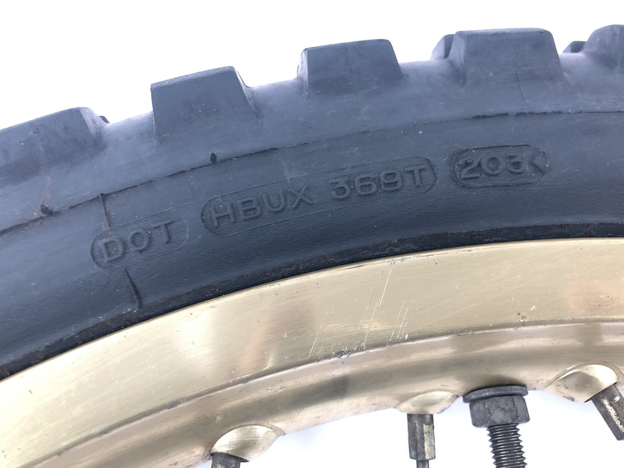 Yamaha XT 500 1U6 [1981] - Forhjulsfelg gulleikerhjul 1,85 x 21" med trommelbrems