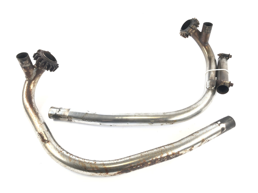 Triumph Bonneville T140V [1976] - Manifold eksosmanifoldmanifolds eksos på venstre og høyre