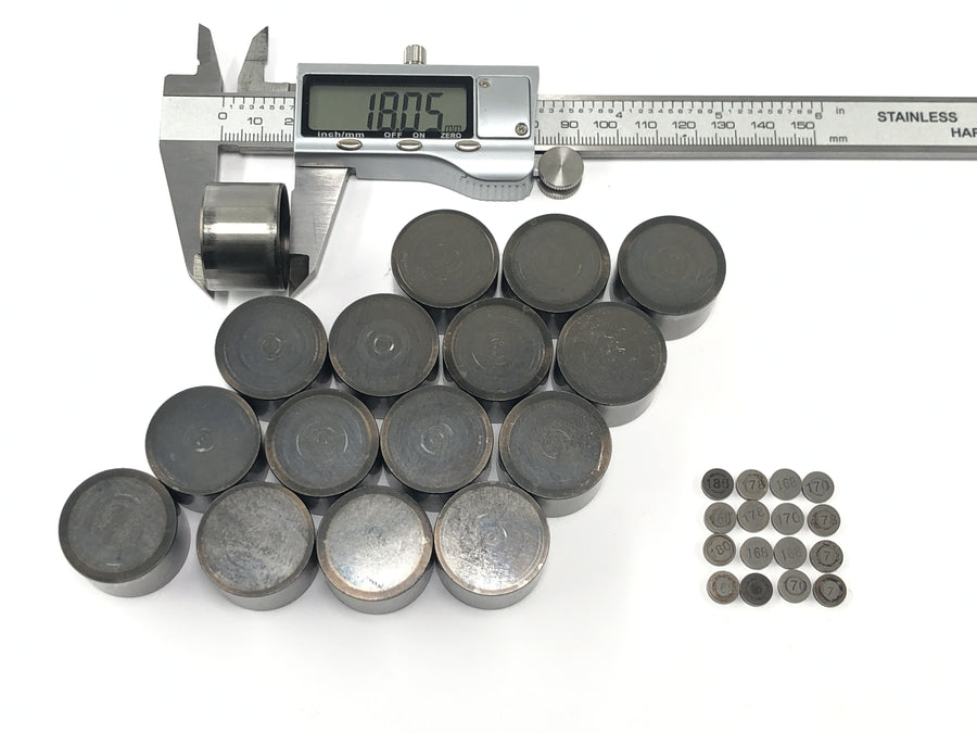Suzuki GSF 1250 SA Bandit WVCH [2007] - ventiltapet ventilløfter shims ventil shim sett