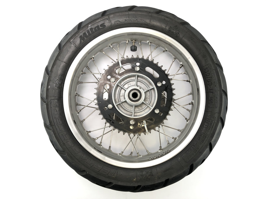BMW F 650 GS R13 [2002] - Bakhjulskran med kjedehjul og bremseskive 3.0x17 "