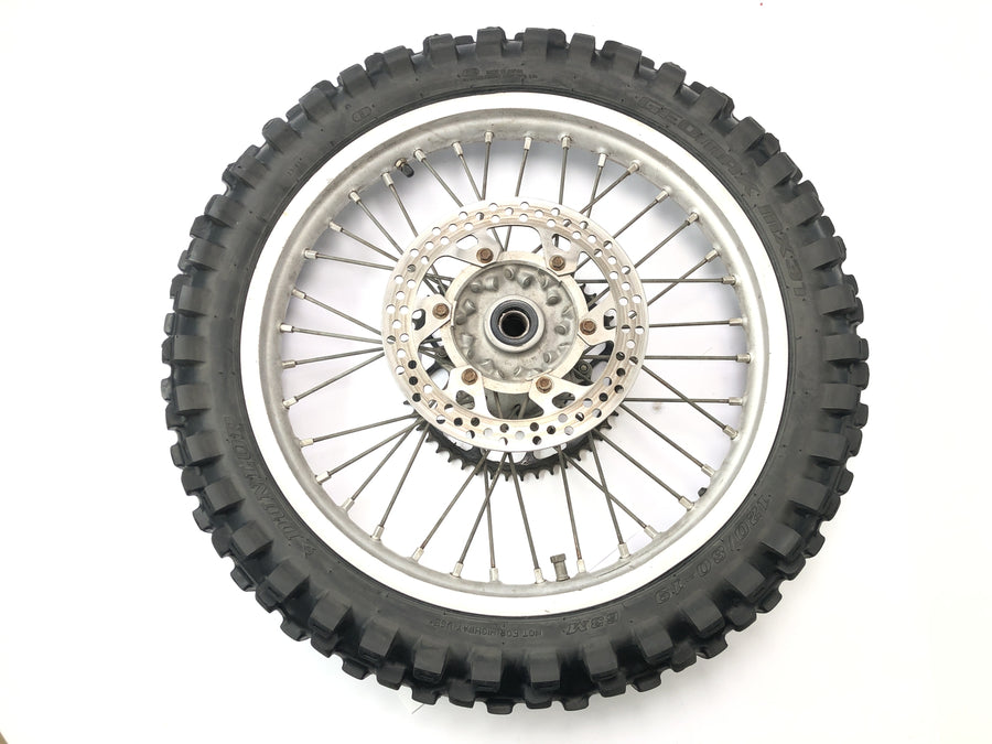 Yamaha YZ 426 F [2000] - bakhjulsfelg bakrekkedekk med bremseskive og kjedehjul