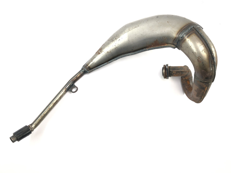 Yamaha DT 125 R DE03 [2000] - Eksosanlegg Giannelli eksosmanifold bakre lyddemper endepotte