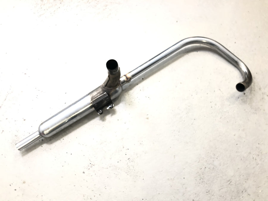 Kawasaki W 650 EJ650A [1999] - Eksosanlegg høyre, eksosmanifold, lyddemper