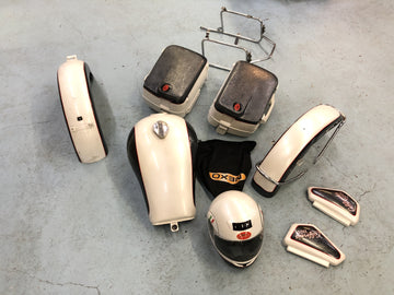 Moto Guzzi California 1100i [1995] - Lakkesett Beregnede deler Tank Tank beskyttelsesark Sett med transportør