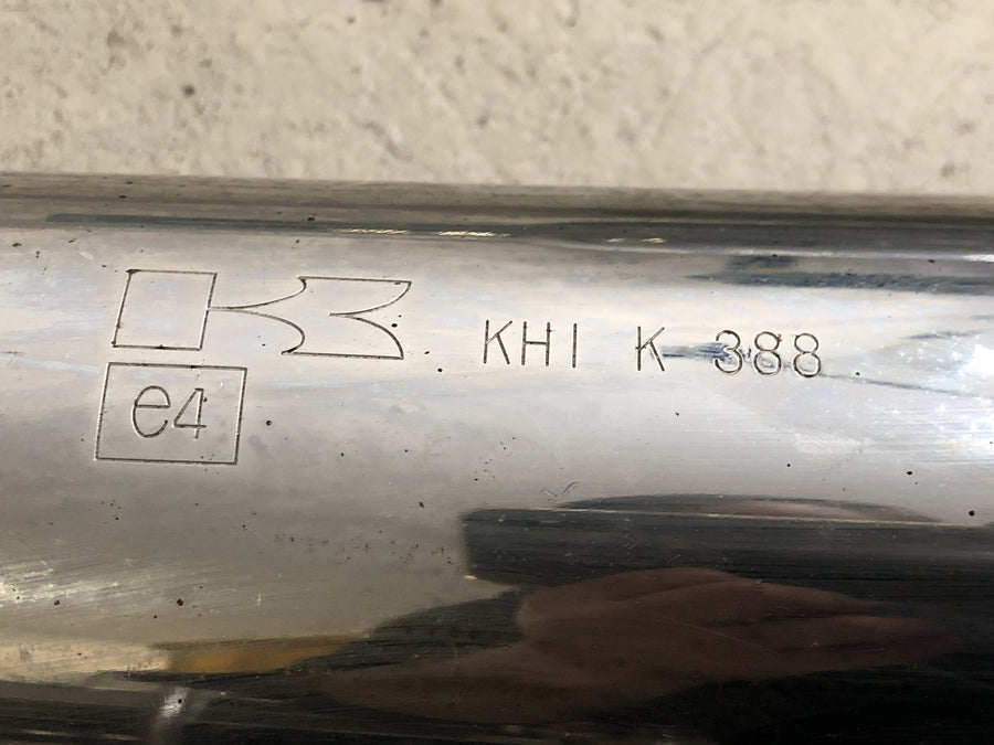 Kawasaki W 650 EJ650A [1999] - Eksosanlegg, endepotte, manifold eksosanlegg venstre og høyre