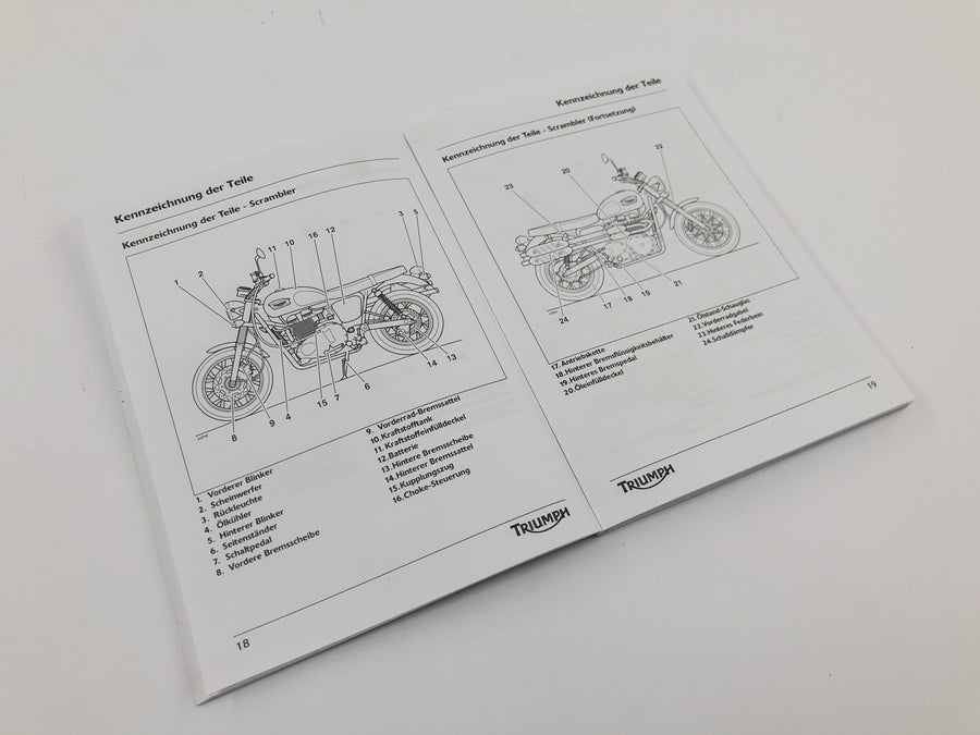 Triumph Bonneville T100 986MF [2012] - Brukerhåndbok