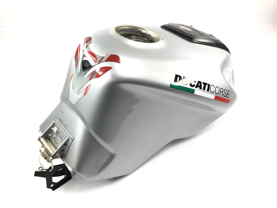 Ducati ST3 S3 [2004] - Tank drivstofftank sølv bensin tank tank container