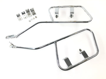 Honda VTX 1800 SC46 [2004] - Sadelveskeholder bagasjebrett sidestativ krom - 0