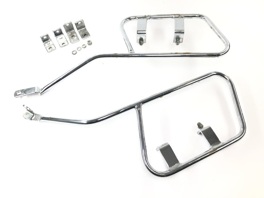 Honda VTX 1800 SC46 [2004] - Sadelveskeholder bagasjebrett sidestativ krom