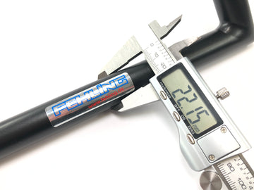 Motorsykkelstyre - Styre Fehling LZ7 Z-styre 870 mm bred sort 22mm - 0