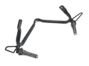 Sachs ZX 125 [1998] - passasjer fotstøtte system bak passasjer fotstøtte holder par-1
