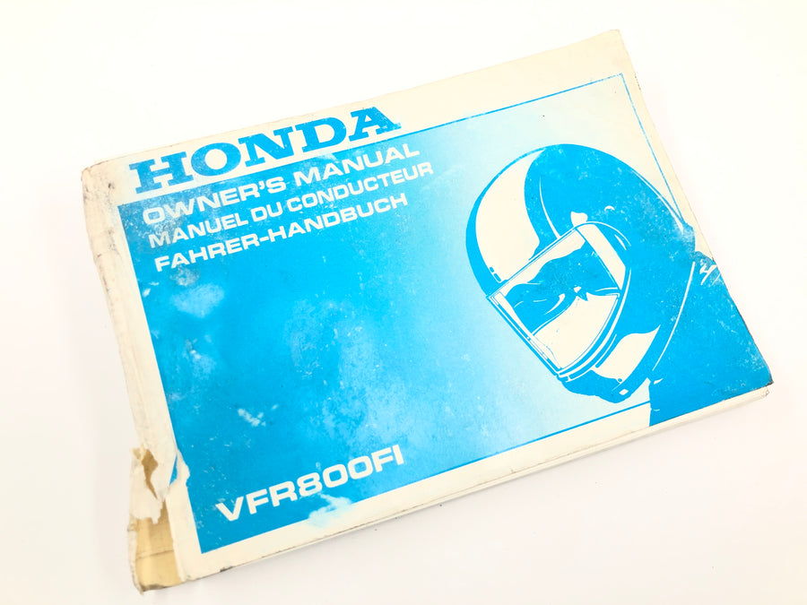 Honda VFR 800 FI RC46 [1999] - Brukermanual Driver's Manual Owners Manual