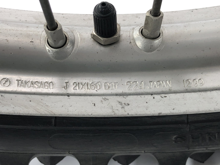 Yamaha YZ 426 F [2000] - Forhjulsfelg med bremseskive 21 tommer