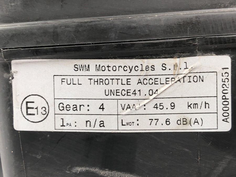 SWM RS 125 R B2 [2020] - Luftfilterboks Luftfilterhus Inntaksboks komplett
