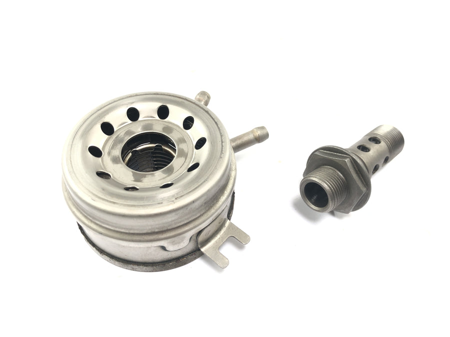 Honda ST 1100 SC26 Pan European [1990] - Oljekjøler oljefilterhus oljefilteradapter