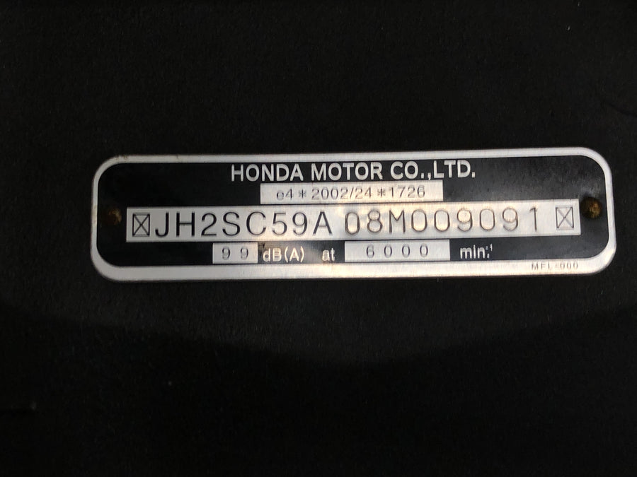 Honda CBR 1000 RR SC59 [2008] - Ramme hovedramme med papirer